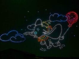 Disney presenta espectáculo de 800 drones sobre escenas icónicas