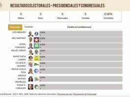 Electorales: resultados de las elecciones en la República Dominicana