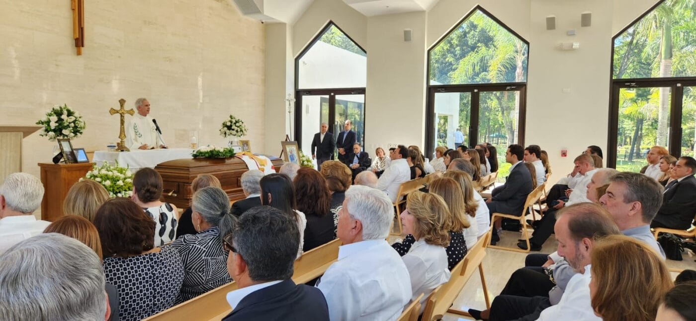 Sepultan restos de doña Mery Pérez Marranzini, ejemplo de amor al prójimo